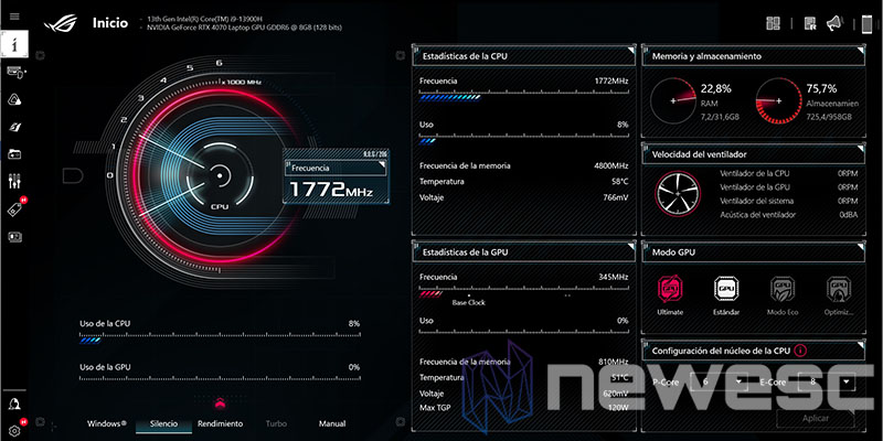 REVISÃO ASUS ROG FLOW X16 GV601V ARMOURECRATE