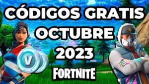 Códigos gratis de Fortnite en octubre de 2023: ¡Skins y PaVos gratis!