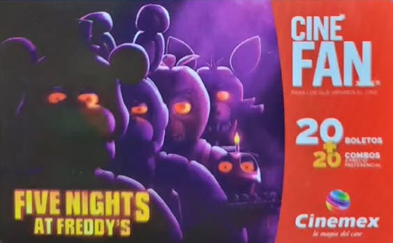 Five Nights at Freddy's: Cinemex venderá itens colecionáveis ​​do filme e esse é o seu custo